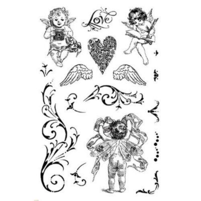 Crafty Secrets Clear Art Stamp Med 6"X4" Sheet - C