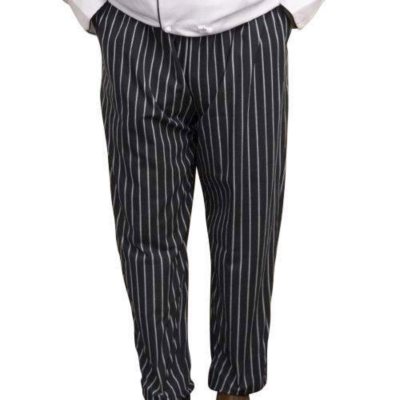 Professional Chef Pants - Black & White Stripe