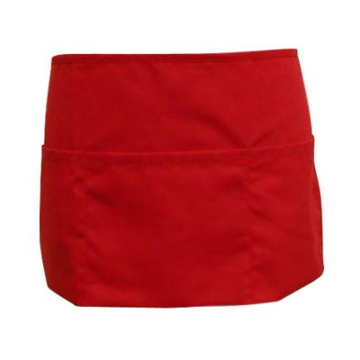 Professional Waitress Apron  - Red 6 Pk