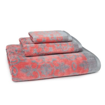 UPC 822324105007 product image for Coastal Shades Bryant 3 Piece Towel Set in Coral | upcitemdb.com