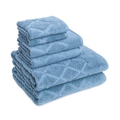 UPC 822324105946 product image for Hart Diamond 6 Piece Textured Towel Set - Citadel Blue | upcitemdb.com