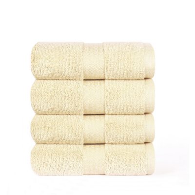 100% Cotton Super Soft Highly Absorbent Luxurious Hand Towel - 16" x 30" - Linen