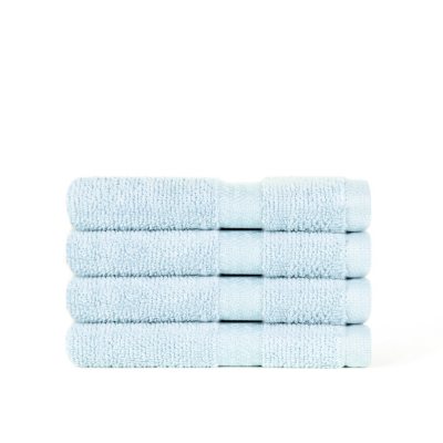 100% Cotton Super Soft Highly Absorbent Luxurious Wash Cloth - 13" x 13" - Glacier