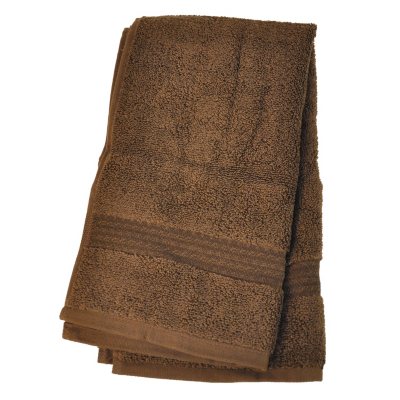 100% Cotton Super Soft Highly Absorbent Luxurious Hand Towel - 16" x 30" - Chocolate