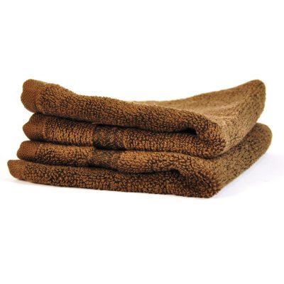 100% Cotton Super Soft Highly Absorbent Luxurious Wash Cloth - 13" x 13" - Chocolate - 2 pk.