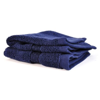 100% Cotton Washcloth - 2 pk. - Navy