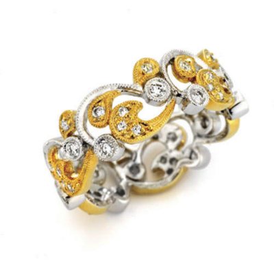 0.50 ct. t.w. Diamond Eternity Band in 14k Yellow & White (H-I, I1)