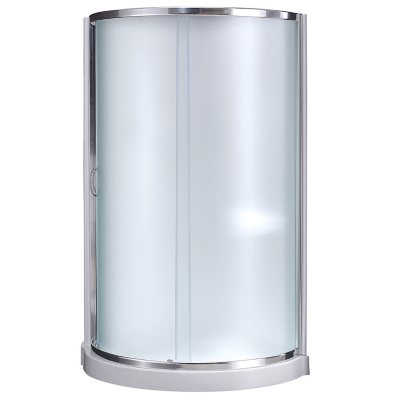 Ove Decors Breeze 31in Shower Kit with PARIS Glass Panels, Walls & Base