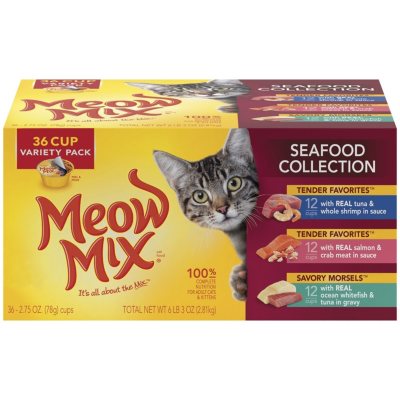 UPC 829274499361 product image for Meow Mix Variety Pack - 2.75 oz. - 36 pk. | upcitemdb.com