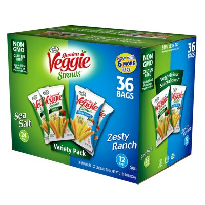 UPC 829515322540 product image for Sensible Portions Veggie Straws Variety Pack (1 oz. each, 36 ct.) | upcitemdb.com