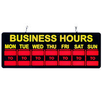 Sams Club Hours on Mystiglo In Light Led Business Hours Sign   Sam S Club