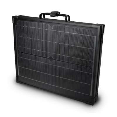 120-Watt Solar Panel in Folding Briefcase Style for 12-Volt Charging