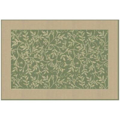 Green Leaf Rug - 8' x 11'