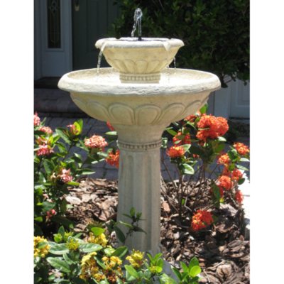 Kensington Gardens 2-Tier Solar-on-Demand Fountain 