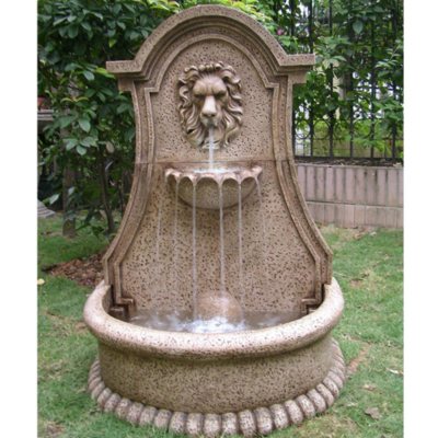 Lucerne Lion's Head Electric Fountain with LED 
