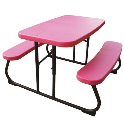 UPC 841101001561 product image for Lifetime Kid's Folding Picnic Table - Pink | upcitemdb.com