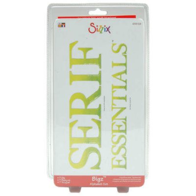 Sizzix Bigz BIGkick/Big Shot Alphabet Die Set