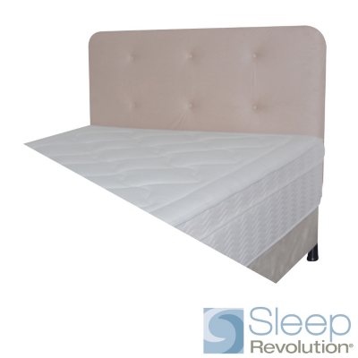 Faux Suede Padded Headboard - Full – Tan