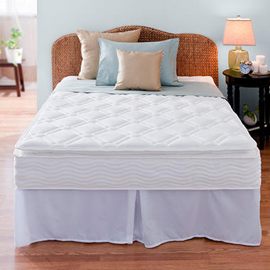 Night Therapy iCoil 10 Inch Pillow Top Spring Mattress ...