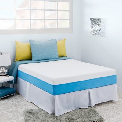 Night Therapy Elite 10" MyGel® Memory Foam Mattress & Bed Frame Set  - Queen  