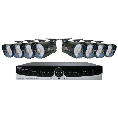 Night Owl 8 Ch Security System , 1TB HDD & 8 H-Res 600TVL Cameras