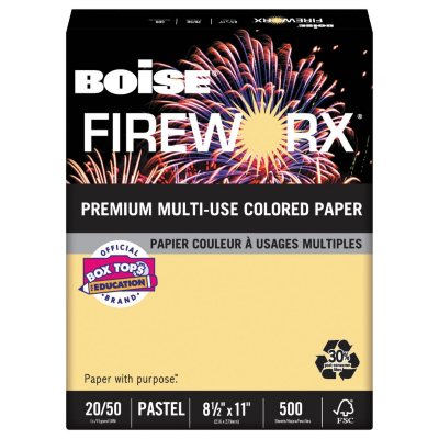 UPC 842356056283 product image for Boise - Fireworx Colored Paper, 20lb, 8-1/2 x 11, 500 Sheet Ream, Boomin' Buff | upcitemdb.com