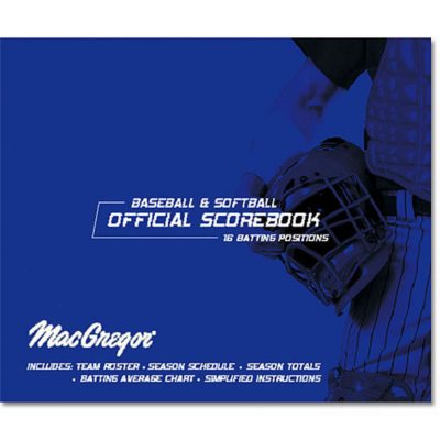 Baseball/Softball Scorebook Oversized for 30 Games