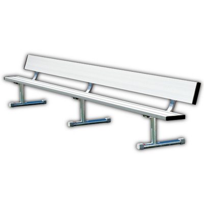 Alumagoal 15' Portable Bench with Back