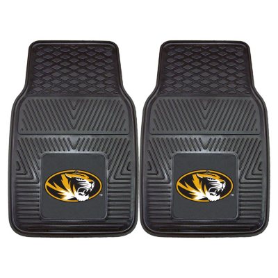 NCAA University of Missouri 2-Piece Heavy-Duty Vinyl Car Mat Set