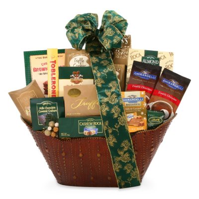 Chocolate Indulgence Gift Basket. 