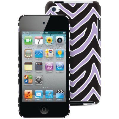 Macbeth Collection iPod Touch 4G Case - Lilac & Black Zebra