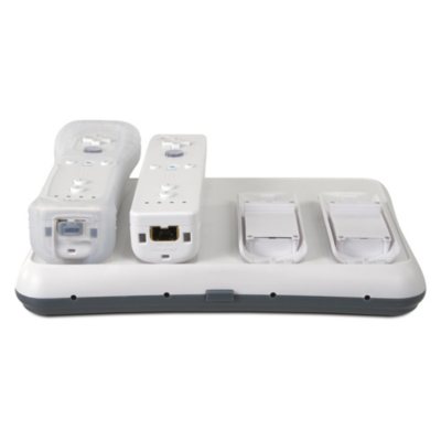 dreamGEAR White Quad Induction Charger for the Wii