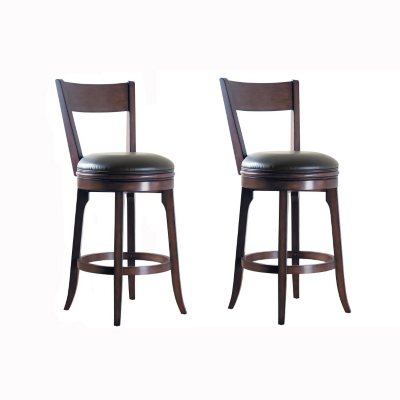 Kinney 30" Barstool with Walnut Finish - 2 pk.