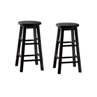 Gilbert 24" Black Counter Stool - 2 pk.