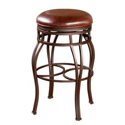Emily 26" Counter Stool with Merlot Seat 