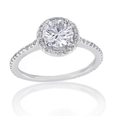 1.32 ct. t.w. Premier Diamond Collection Round & Pave Diamond Ring (H-I, VS1-VS2)