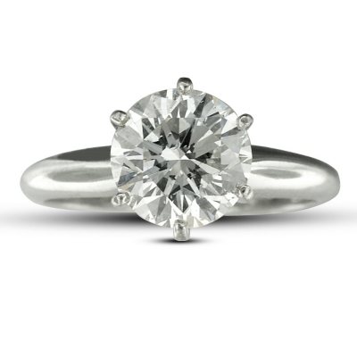 2.14 ct. t.w. Premier Diamond Collection Round Diamond Solitaire Ring (H, SI2)