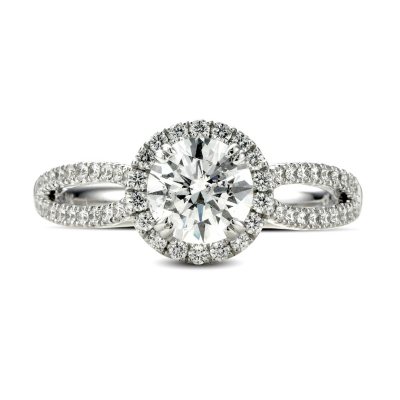 1.53 ct. t.w. Premier Diamond Collection Round & Pave' Diamond Ring (I, I1)