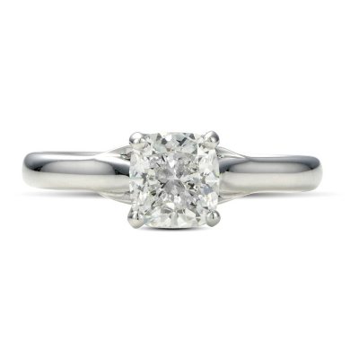 1.12 ct. Premier Diamond Collection Cushion Diamond Solitaire Ring (G, SI1)