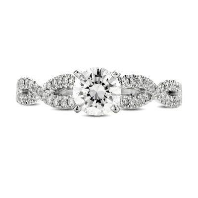 1.35 ct. t.w. Premier Diamond Collection Round & Pave' Diamond Ring (I, I1)