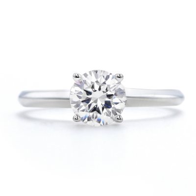 1.21 ct. Premier Diamond Collection Round Diamond Solitaire Ring in 14k White Gold (I, SI1)