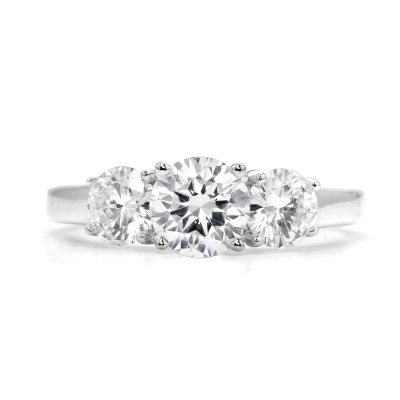 1.83 ct. t.w. Premier Diamond Collection Round 3-stone Ring in 14k White Gold (H, SI1)