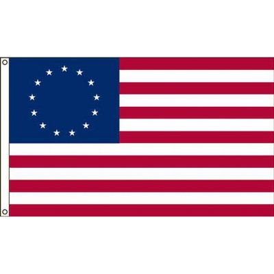 Betsy Ross 3'X5' Nylon Flag