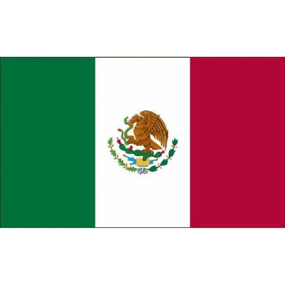 Mexico 3'X5' Nylon Flag