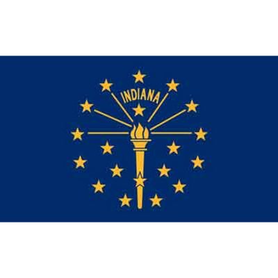 Indiana 3' x 5' Nylon Flag