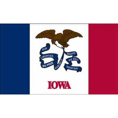 Iowa 3' x 5' Nylon Flag