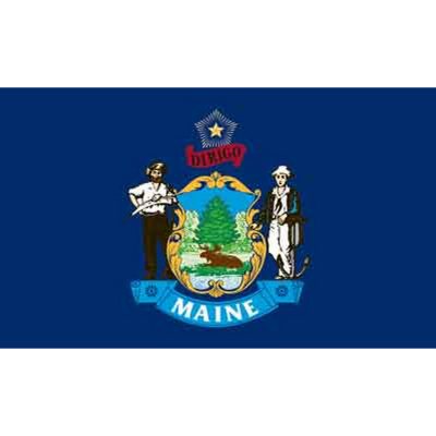 Maine 3' x 5' Nylon Flag