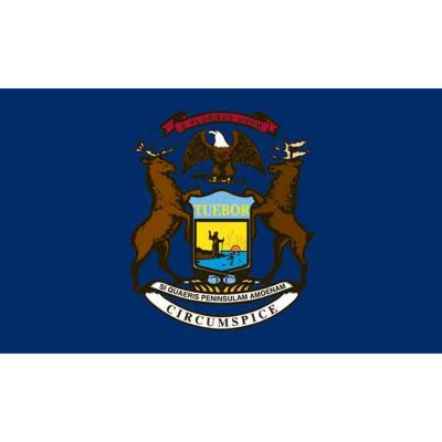 Michigan 3' x 5' Nylon Flag