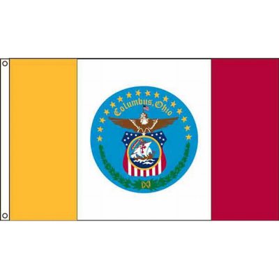 Columbus 3'X5' Nylon Flag