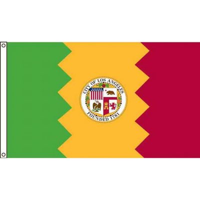 Los Angeles 3'X5' Nylon Flag